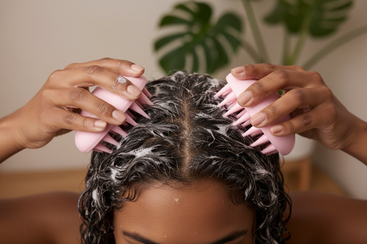 1pc Silicone Shampoo Massage Brush